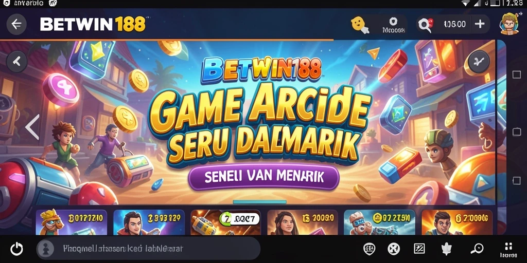 Screenshot BETWIN188 menampilkan gameplay arcade yang seru dan menantang.