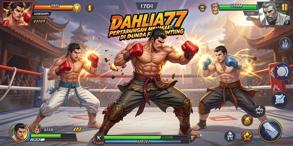 Tampilan gameplay memukau dalam pertarungan DAHLIA77.