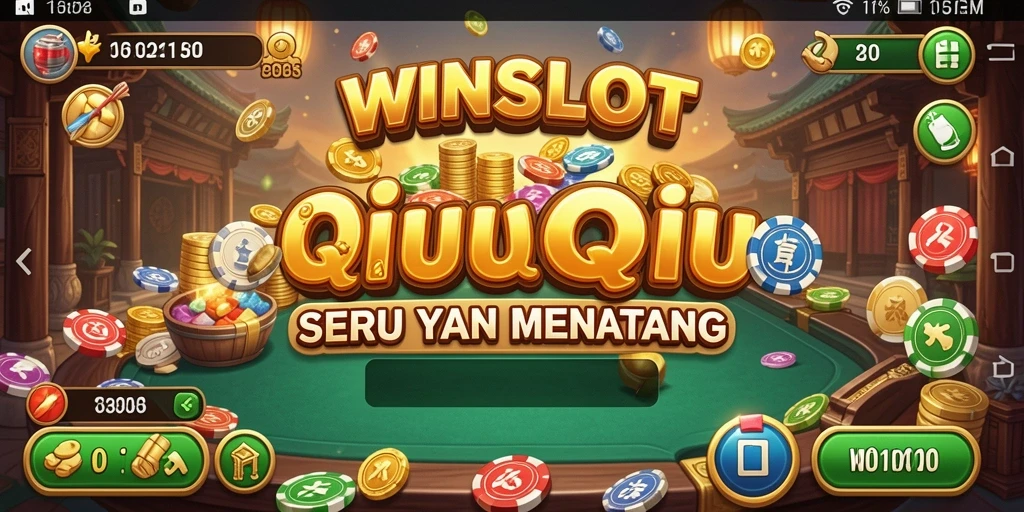 Tampilan gameplay QiuQiu yang mendebarkan di WINSLOT.