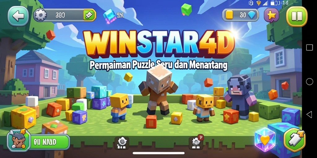 Tampilan gameplay <strong>WINSTAR4D</strong> yang penuh tantangan dan keseruan.